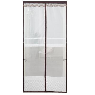 China Wholesaleh Factory Modern Bedroom Yard Lace Magnet Luxury Anti - Bug Door Curtain for sale