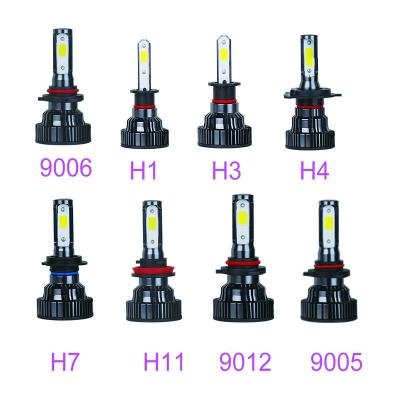 China 2020 Aluminum Housing DALOS New High Lumen LED Headlight Bulb Low Beam Retail Headlight Bulb Same Cool for sale