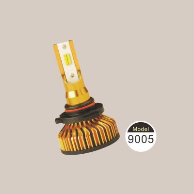 China New Super Cool Gold Aluminum Housing Type Led 48W Light Auto Power 6500K Led Headlight Bulb Customized Logo for sale