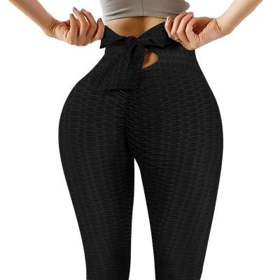 China Cheap High Quality Seamless Breathable Panties Jacquard Price Women Fitness Yoga Leggings Seamless Yoga Leggings for sale