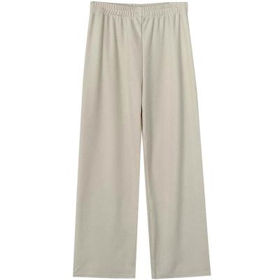 China Cotton QUICK DRY Soft Breathable Eco-Friendly Wide-Leg Casual Pants Women For Sale for sale