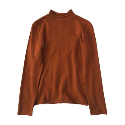 China Anti-pilling Half High Collar Base Soft Warm Pullover Femme Fashion Tops Long Sleeve Casual Korean Style Sweater Women for sale