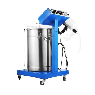 China Automatic Finishing Metal Surface Spray Gun Paint 450g/min wx-958 Powder Coating Machine Price Aluminum with Spray Gun Oven for Metal for sale