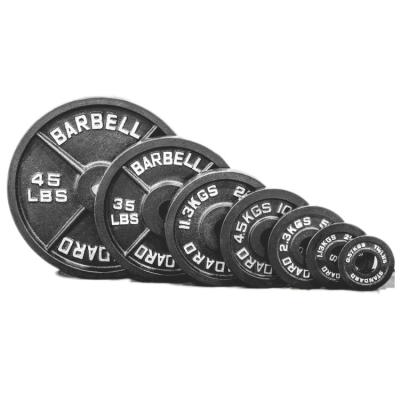 China Wholesale Two Inch Barbell Unified Weight Plate Home Use Cast Iron Grip Plate For Weight for sale