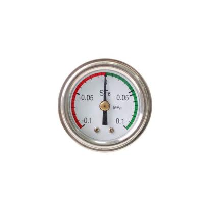 China Factory Wholesale 40mm Sf6 Pressure Gauge For Monitoring Gas Pressure In Closed Containers 40mm Density Meter for sale