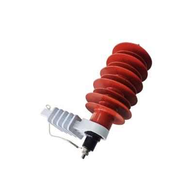 China Silicone Rubber PV Surge Arrester Cooper Metal Zinc Oxide Lightning for sale