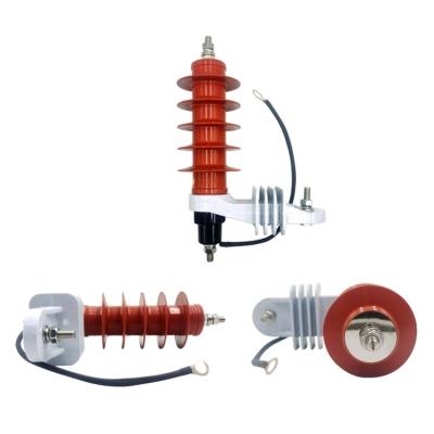 China Silicone Rubber SPR Metal Oxide 10 Polymeric Housed KA 132kv Kema Surge Arrester 110kv for sale