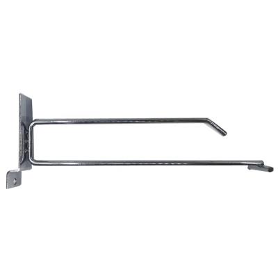 China Heavy Duty Store Merchandise Display Display Hooks Iron Metal Accessories Tool Steel OEM Customized Shop Rack Chrome Finished Hanging Hooks for sale