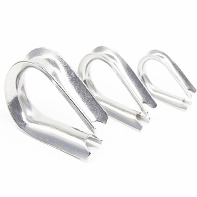 China Standard Wire Rope Fittings Factory Duty Wire Rope Thimble Stainless Steel Thimbles For Hardware for sale