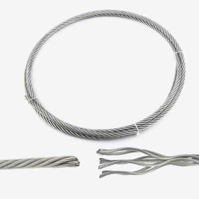 China Construction High Quality 3-10mm Stainless Steel Wire Rope With Factory Price for sale