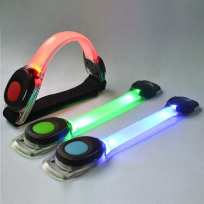 China LINLI Fashionable Outdoor Security Light Up Arm Band Running Light Glowing Flashing Arm Band for sale