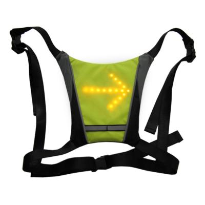 China LED FLASH Adjustable Waist Pouch Large For Jogging Cycling Motorcycle Walking Reflective Running Vest Led Safety Vest for sale