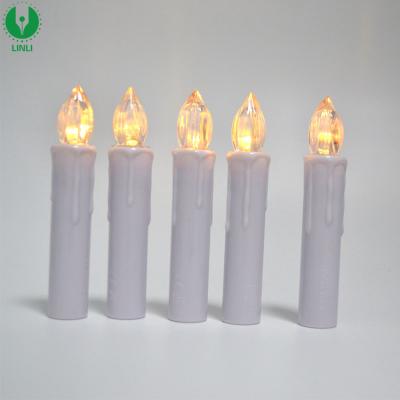 China COLOR CHANGE Latest LED Night Flashing Light Electronic Remote Control Candle With Clip for sale