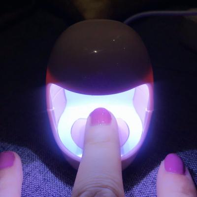 China LINLI 30s Portable Fast Nail Dryer Mini Small UV USB Nail Light Powered LED Single Finger Portable Nail Lamp for sale