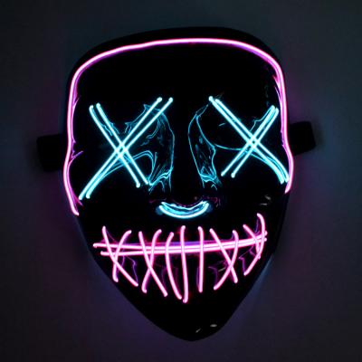 China PVC Promotion El 2019 Led Mask Halloween for sale