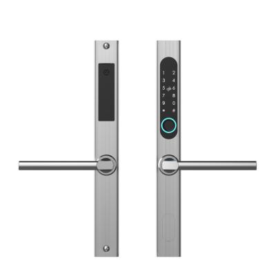 China Office New Product Ideas Zinc Alloy Digital Fingerprint Password Card Smart Door Lock for sale