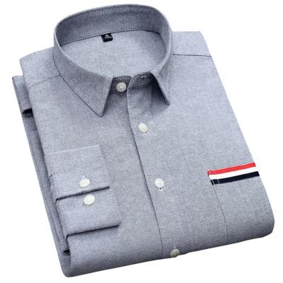 China Top Quality Shirt Dress Man 100 Cotton Oxford Fabric Anti-pilling Shirts For Men for sale