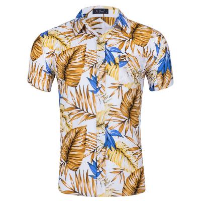 China Custom camisas anti-pilling masculinas tank printing 100 cotton short sleeve shirts for sale