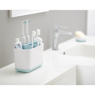 China Viable Wholesale Fancy Toothbrush Holder Factory Portable Unique Plastic Toothpaste Holder Organizer for sale