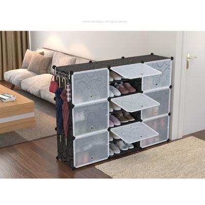 China Hot Plastic Shoe Rack DIY Closet Shoe Rack Storage Cabinet for sale