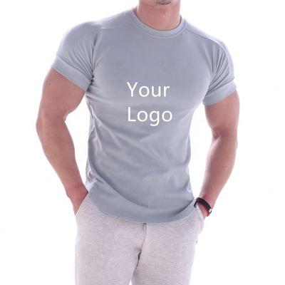 China Sustainable High Quality Dry-Fitting Mens Short Sleeve T-shirt Fitness Clothing Compression Sport Gym Wear for sale