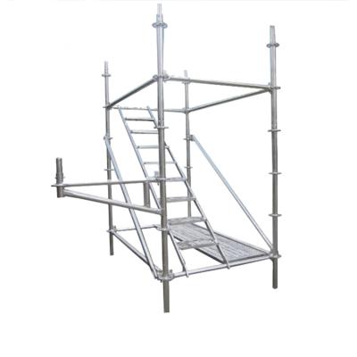 China Q195 Q235 Q345 layher scaffolding system ringlock system step Q235 ringlock high speed steel scaffolding for construction for sale