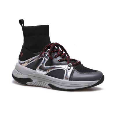 China Wholesale Custom TEXTILE Fashion High Ankle Running Sneakers For Men Original for sale