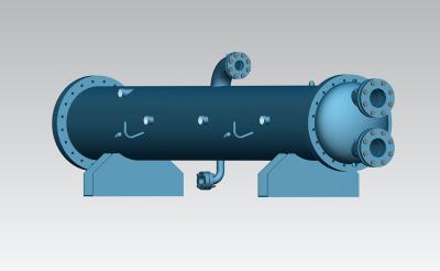 China R410A 3000KW Shell And Tube Condenser For Marine for sale