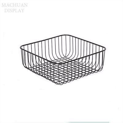 China Multifunctional Hanging Metal Wire Storage Basket For Kitchen/Office/Bathroom for sale