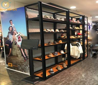 China Floor Standing Boutique Store Shoes Store Decoration Retail Display Rack for sale