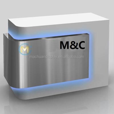 China Modern Morden OEM Jewelry Shop Counter Design Clothing Store Cashier Design For Checkout for sale