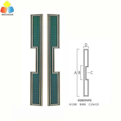 China Customized high quality modern bronze brass door handles pull for hotel door for sale