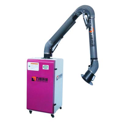 China Manufacturing Plant Movable pulse jet clean industrial welding dust remover dust collector fume extractor for sale