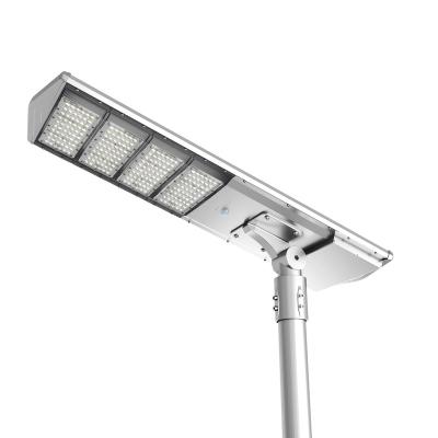 China Custom Wholesale Ip65 Waterproof 300W SUN Residential Power All In One Light Sensor Dimmable Smart Solar Garden Led Street Light for sale