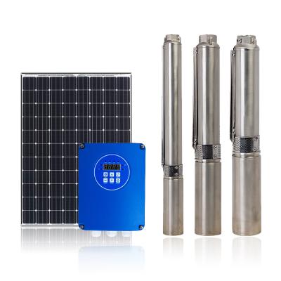 China Solar Irrigation Kit Solar Power Submersible Pump Water Gas Price For Agriculture Irrigation for sale