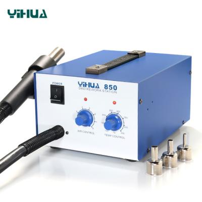 China Machinery repair shops hot air bga rework station suppliers soldering blower YIHUA 850 for sale