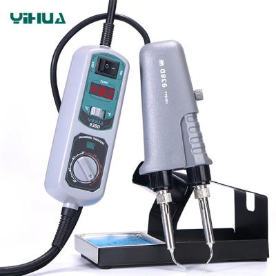 China Machinery Repair Shops YIHUA 938D Portable Hot Tweezer SMD Soldering Station for sale