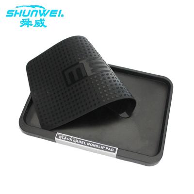 China Fancy Car Accessories Dash Mount Car Sliding Pad Anti Coin Washable Card Phone Rubber Pad Anti Slip for sale