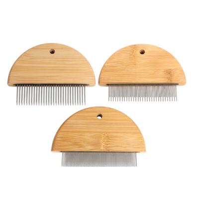 China Hot Selling Wholesale Pet Comb Cat Dog Grooming Tools Viable Pet Grooming Manufacturer Remove Flea Massage Comb Cat Comb for sale