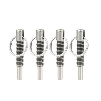 China Stainless Steel Ring Plunger Pins /Detent Ring Pins /Quick Pull Release Pin for sale