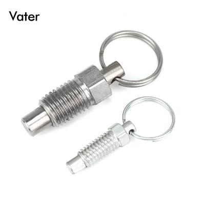 China Weld Spring Plunger Pins Ball Detent Pins Pull Ring Plunger Pins Hand Spring Retractable Plunger for sale