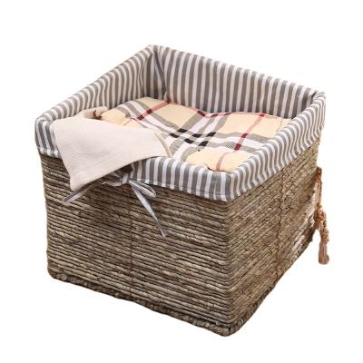 China Rectangular Stored Weaving Basket Stored Tidying/Storage for sale