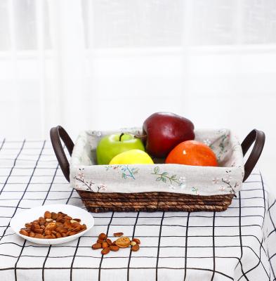 China Rectangular Stored Weaving Basket Stored Tidying/Storage for sale