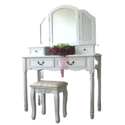 China Small Convertible Vanity Table Furniture Nordic Luxury Bedroom Style Apartment Makeup Table Dressing Table for sale