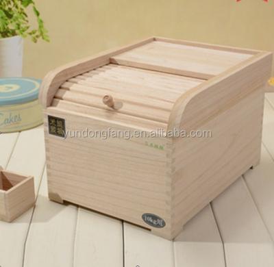 China OEM Real Handmade Serving Wooden Food Box , Wooden Rice Box On Sale for sale