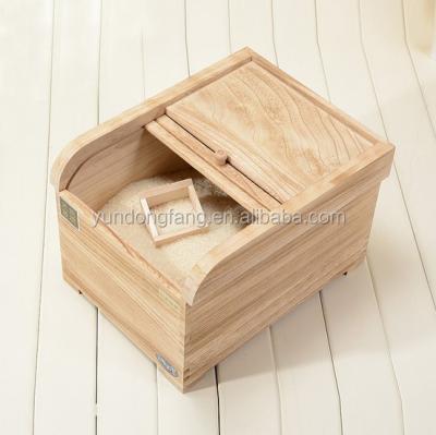 China China new style wooden rice box,wooden rice storage box,rice box container for sale