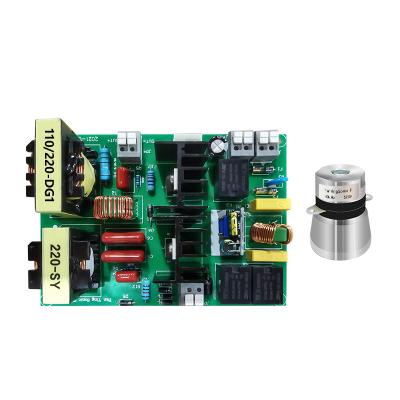 China Hotels 50W FanYingSonic 40KHz 220V Digital Display Board Transducer PCB Drive Boards For Parts Ultrasonic Cleaner Generator for sale