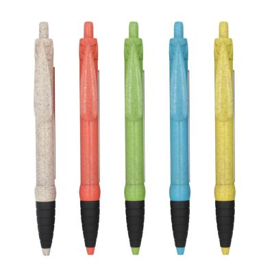 China Banner Pen Promotional Pen Eco Material Recycled Plastic Ballpoint Pen With Pull Out Paper for sale