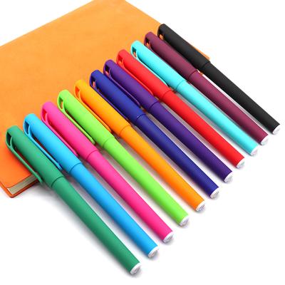 China Normal factory promotional pen for company advertising colorful pen for school gel pen with customized logo for sale