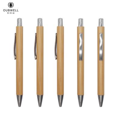 China Promotional Ballpoint Pen Bamboo Environmentally Friendly Eco-friendly Pen Wooden Pen Custom for sale